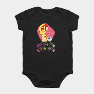 Aquarius Zodiac Sign Baby Bodysuit